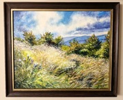 Obraz olejny Pejzaż po deszczu 