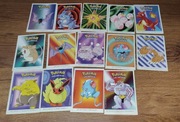 Naklejki Pokemon z 2000r 14 sztuk  zestaw