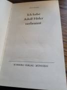 Ich habe Adolf Hitler verbrannt 1950 Erich Kempka Muenchen  Unikat