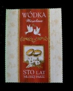 Etykiety na wódkę samoprzylepne – 70 szt. wz 126