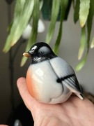 Figura porcelanowa ptak gil vintage