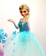 Topper ELSA na tort URODZINOWY Kraina Lodu Frozen 
