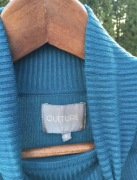 Golf/ sweter turkusowy /niebieski/ morski S/M