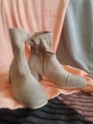 Buty damskie eleganckie zamszowe 38