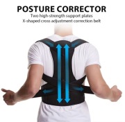 Korektor Postawy Orteza Pleców Regulowany Pas Podtrzymujący Lędźwie
