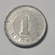 596. Moneta Japonia 1 jen 1970 rok