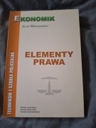 Elementy prawa. Podręcznik technikum i szkoła policealna.