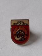 Herb gmina Kobyla Góra przypinka pin odznaka wpinka