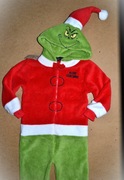47^ The Grinch strój przebranie kombinezon 3/4 Lat_98/104 cm