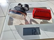 Lampki rowerowe tył + przód na baterie paluszki AA