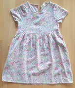 Sukienka letnia z krótkim rękawem dla dziewczynki ok. 5-6 lat, rozm. 116