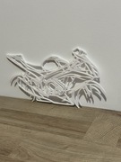 Dekoracja Ścienna Suzuki GSXR Sylwetka Motocykla Ozdoba Na Ścianę 