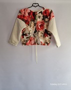 Stylowa bomberka z weluru HANDMADE