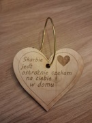 ZAWIESZKA GRAWER do samochodu SERCE na lusterko PREZENT