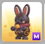 Roblox Adopt me - Dark Choccybunny M / Mega