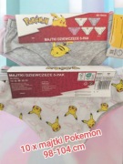 10 szt. majtki dziewczęce Pokemon 98-104 cm