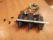 UNITRA ZRK magnetofon M 3016 zespół gniazd Jack wiązka płytka wspornik 