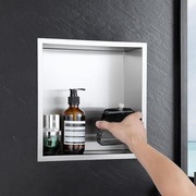 Nisza prysznicowa KINKIBOS 30x30 cm stal nierdzewna, bez płytek