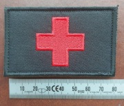 Naszywka Morale Patch- Oznaczenie medyka / apteczki   (mocowanie na rzep)