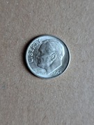 10 centów srebro próby 900 1964r