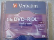 Płyta DVD +R DL 8,5GB Verbatim Jevel Case.