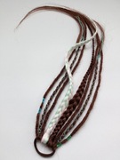 Dredy w gumce doczepy dredloki peruka warkoczyki zagęszczanie włosów treska