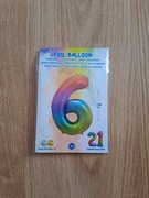 Balon foliowy cyfra 6