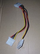 Adapter trójnik zasilania dysku DVD molex