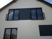 Brama, ogrodzenie, balustrada, schody, poręcz, prz