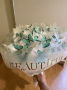 Bukiet z podświetleniem LED i motylkami