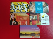 WŁOCHY karty telefoniczne 5 szt.