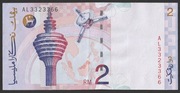 Malezja 2 ringgit 1996/99 - stan bankowy UNC