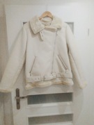 Pilotka kurtka ocieplana w jasnym beżu róż.M