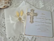 Eleganckie Zaproszenia komunijne na komunię Pierwsza Komunia