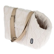 TIAKI stylowa pluszowa torba na ramię dla psa do 6kg