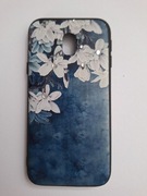 Etui samsung J3 kwiaty