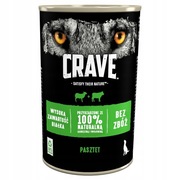 CRAVE Bezzbożowa Mokra Karma dla Psa 400g – Jagnięcina i Wołowina