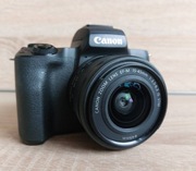 Aparat Canon EOS M50 Mark II M15-45 + dodatki