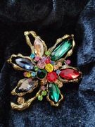 Elegancka, duża broszka 