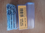 Wiertła 6mm do metalu 10sztuk niemieckie Ratioline