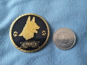 Challenge coin Police Dog K9