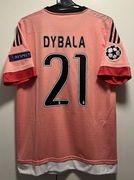 Koszulka piłkarska Paulo Dybala 21 Juventus Liga Mistrzów Wyjazdowa M/L