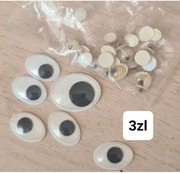 Oczka ruchome przydasie półprodukty 