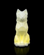 Król Minimalizmu! Lampa Stołowa "Low Poly Cat" – Geometryczny Kotek RGB!