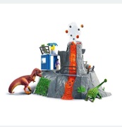 Schleich Dinozaur Duża ekspedycja na wulkan zestaw 42564