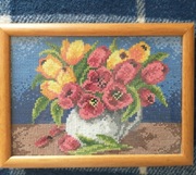 Obraz Tulipany haft krzyżykowy.