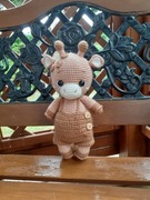 Żyrafa na szydełku