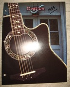 Ovation 1991 - katalog gitar