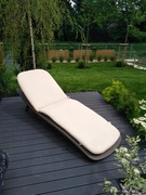Leżak ogrodowy 200 x 74 cm