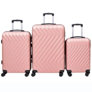 Zestaw walizka Pierre Cardin MED12 x3 Z brudny róż